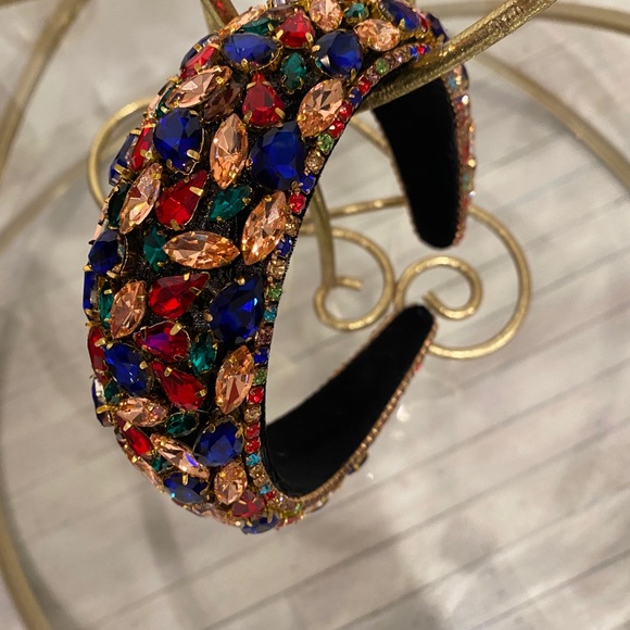 Bossed up blinged out rhinestone headband …Tis the Season